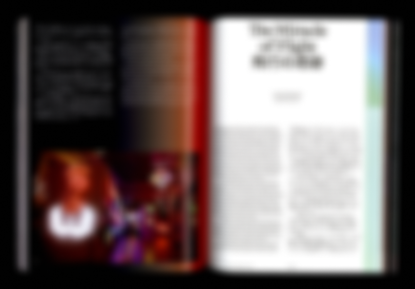 Opening spread of The Miracle of Flight, IDEA Magazine issue 412